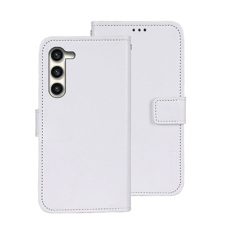idewei Custodia per telefono in pelle con texture Crazy Horse con supporto, For Samsung Galaxy S24 Ultra 5G, For Samsung Galaxy S24+ 5G, For Samsung Galaxy S24 5G