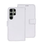 idewei Custodia per telefono in pelle con texture Crazy Horse con supporto, For Samsung Galaxy S24 Ultra 5G, For Samsung Galaxy S24+ 5G, For Samsung Galaxy S24 5G