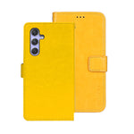idewei Custodia per telefono in pelle con texture Crazy Horse con supporto, For Samsung Galaxy A15 5G, For Samsung Galaxy A55 5G, For Samsung Galaxy A35 5G