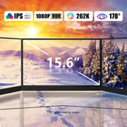 Monitor portatile con schermo IPS HDR 1080P da 15,6 pollici, 15.6 inch 1080P