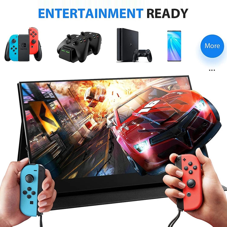 Monitor portatile con schermo IPS HDR 1080P da 15,6 pollici, 15.6 inch 1080P