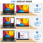 Monitor portatile con schermo IPS HDR 1080P da 15,6 pollici, 15.6 inch 1080P
