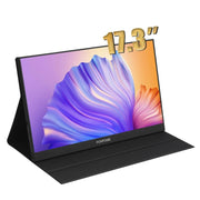 Monitor portatile con schermo IPS FHD 1920x1080P da 17,3 pollici, 17.3 inch 1080P