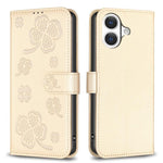 Custodia per telefono in pelle goffrata a quattro foglie, For iPhone 18 Pro/17 Pro, For iPhone 18 Pro Max/17 Pro Max, For iPhone 17, For iPhone 17 Air