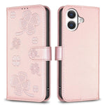 Custodia per telefono in pelle goffrata a quattro foglie, For iPhone 18 Pro/17 Pro, For iPhone 18 Pro Max/17 Pro Max, For iPhone 17, For iPhone 17 Air