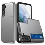 Custodia per telefono con armatura antiurto con slot per schede, For Samsung Galaxy S24 5G, For Samsung Galaxy S23 FE 5G