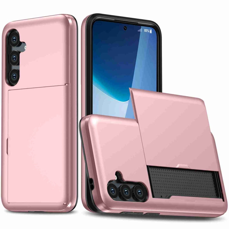 Custodia per telefono con armatura antiurto con slot per schede, For Samsung Galaxy S24 Ultra 5G, For Samsung Galaxy S24+ 5G