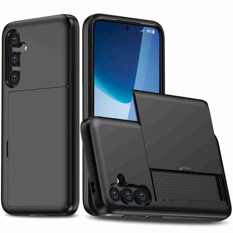 Custodia per telefono con armatura antiurto con slot per schede, For Samsung Galaxy S24 Ultra 5G, For Samsung Galaxy S24+ 5G