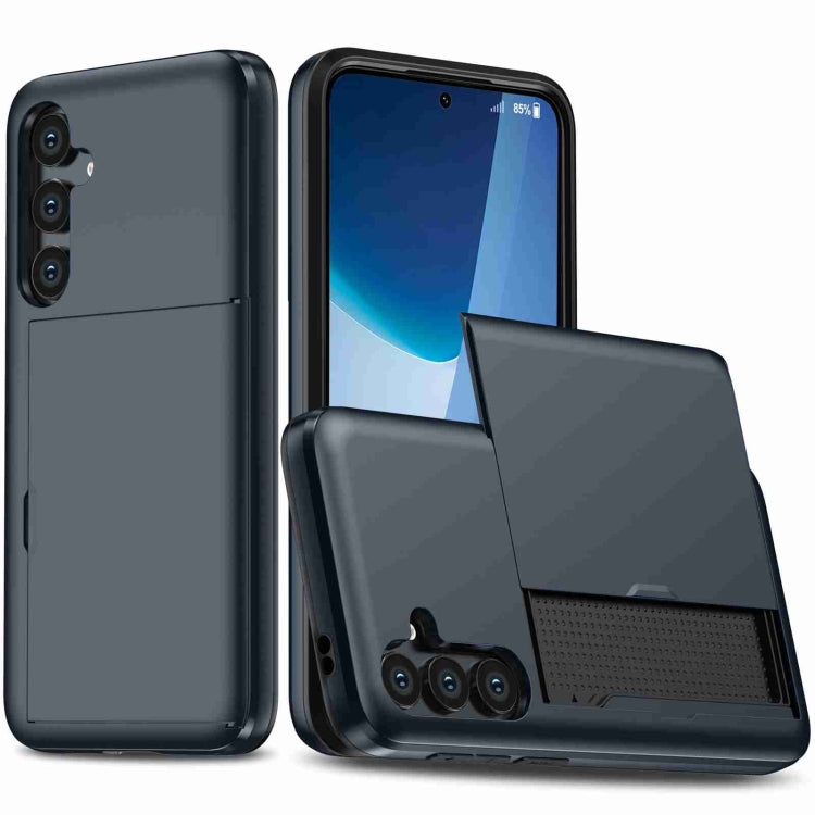 Custodia per telefono con armatura antiurto con slot per schede, For Samsung Galaxy S24 Ultra 5G, For Samsung Galaxy S24+ 5G