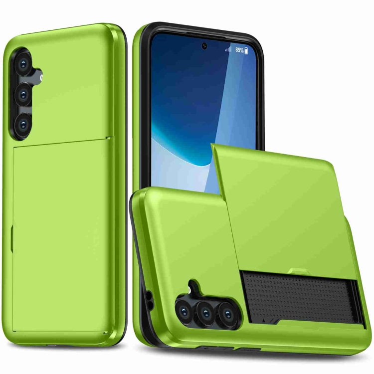 Custodia per telefono con armatura antiurto con slot per schede, For Samsung Galaxy S24 Ultra 5G, For Samsung Galaxy S24+ 5G