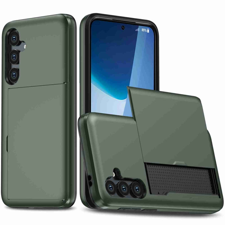 Custodia per telefono con armatura antiurto con slot per schede, For Samsung Galaxy S24 Ultra 5G, For Samsung Galaxy S24+ 5G