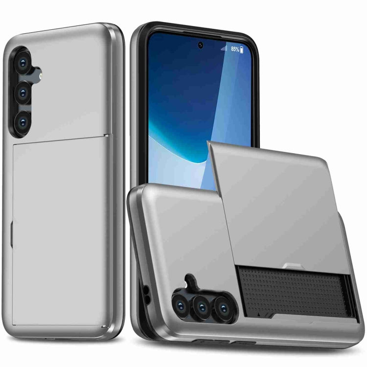 Custodia per telefono con armatura antiurto con slot per schede, For Samsung Galaxy S24 Ultra 5G, For Samsung Galaxy S24+ 5G
