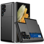 Custodia per telefono con armatura antiurto con slot per schede, For Samsung Galaxy S24 Ultra 5G, For Samsung Galaxy S24+ 5G