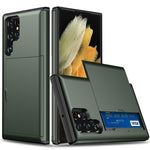Custodia per telefono con armatura antiurto con slot per schede, For Samsung Galaxy S24 Ultra 5G, For Samsung Galaxy S24+ 5G