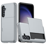 Custodia per telefono con armatura antiurto con slot per schede, For Samsung Galaxy S24 5G, For Samsung Galaxy S23 FE 5G