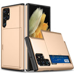 Custodia per telefono con armatura antiurto con slot per schede, For Samsung Galaxy S25+ 5G, For Samsung Galaxy S25 Ultra 5G