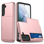 Custodia per telefono con armatura antiurto con slot per schede, For Samsung Galaxy S25 FE 5G, For Samsung Galaxy S25 5G