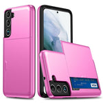 Custodia per telefono con armatura antiurto con slot per schede, For Samsung Galaxy S25+ 5G, For Samsung Galaxy S25 Ultra 5G