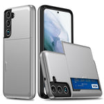 Custodia per telefono con armatura antiurto con slot per schede, For Samsung Galaxy S25+ 5G, For Samsung Galaxy S25 Ultra 5G