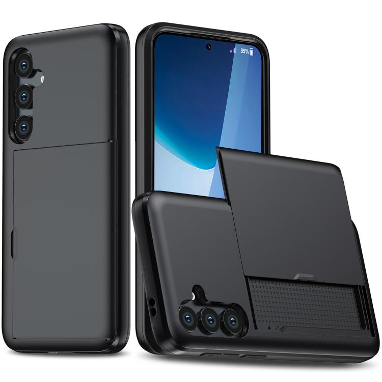 Custodia per telefono con armatura antiurto con slot per schede, For Samsung Galaxy S25 FE 5G, For Samsung Galaxy S25 5G