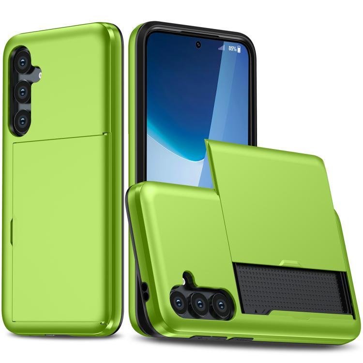 Custodia per telefono con armatura antiurto con slot per schede, For Samsung Galaxy S25 FE 5G, For Samsung Galaxy S25 5G