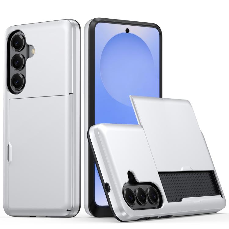 Custodia per telefono con armatura antiurto con slot per schede, For Samsung Galaxy S26 Ultra 5G, For Samsung Galaxy S26 5G