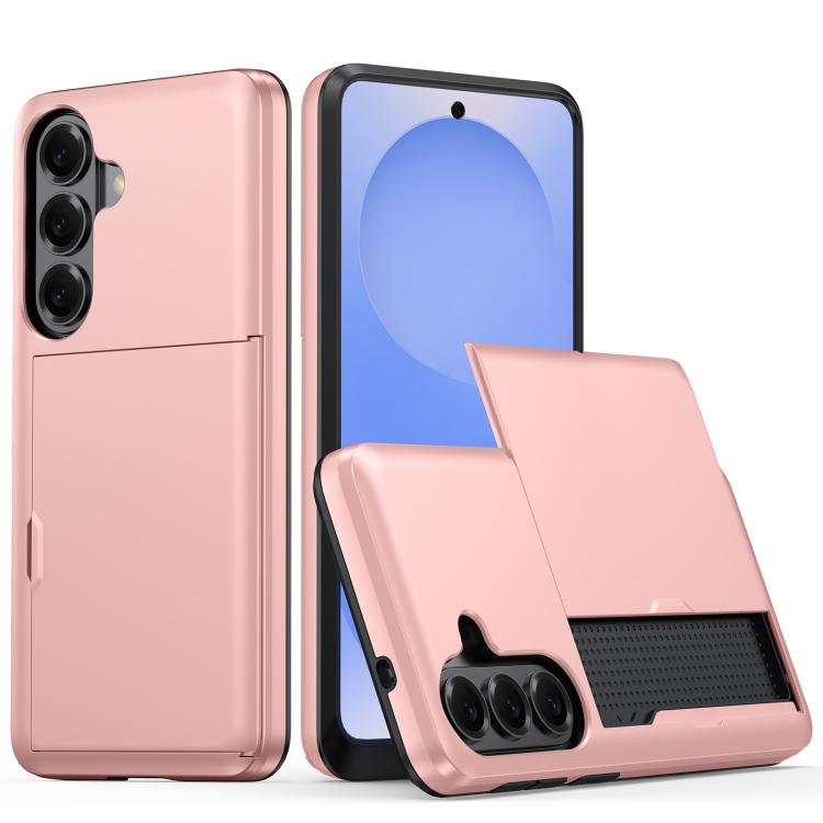 Custodia per telefono con armatura antiurto con slot per schede, For Samsung Galaxy S26+ 5G, For Samsung Galaxy S26 Edge 5G