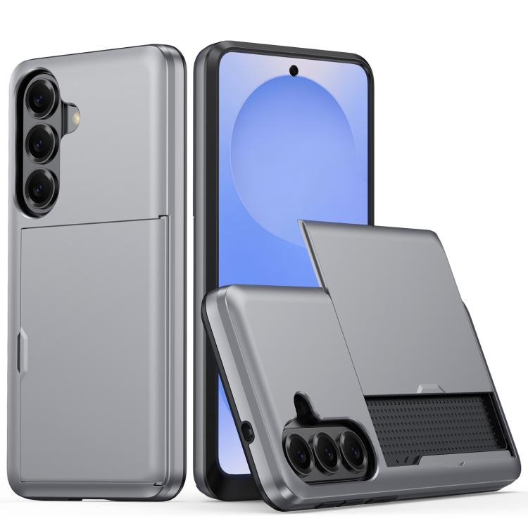Custodia per telefono con armatura antiurto con slot per schede, For Samsung Galaxy S26+ 5G, For Samsung Galaxy S26 Edge 5G
