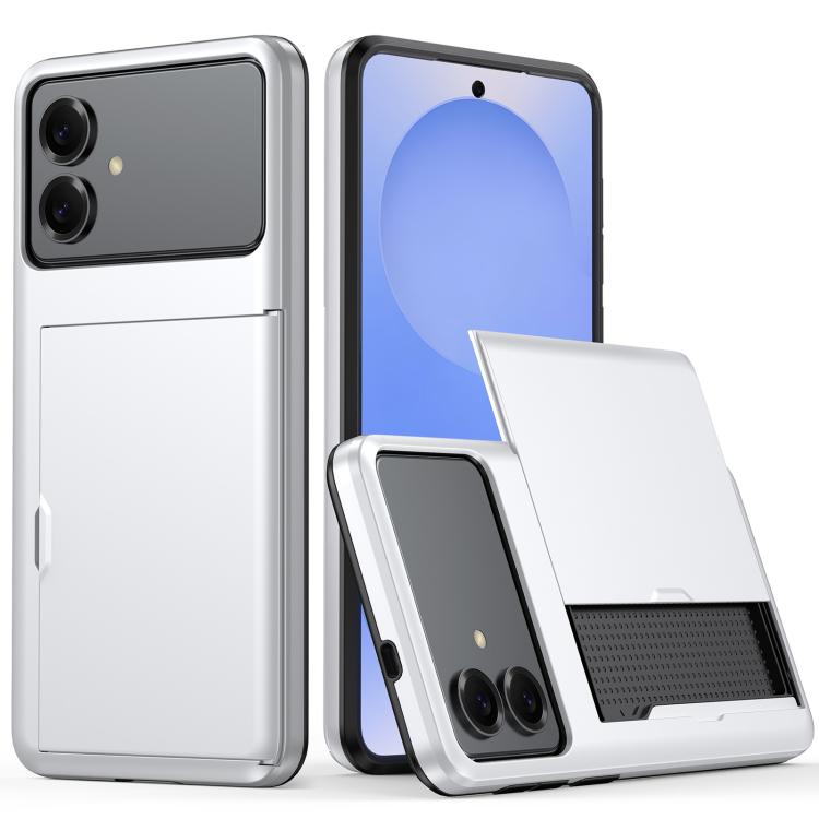 Custodia per telefono con armatura antiurto con slot per schede, For Samsung Galaxy S26+ 5G, For Samsung Galaxy S26 Edge 5G