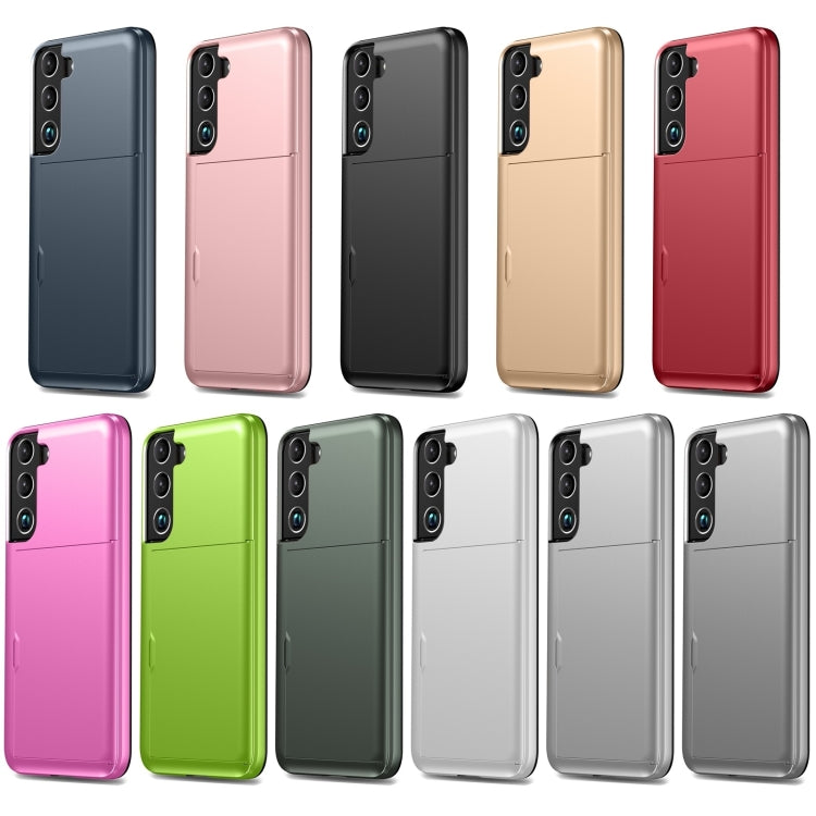 Custodia per telefono con armatura antiurto con slot per schede, For Samsung Galaxy S25 FE 5G, For Samsung Galaxy S25 5G