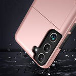 Custodia per telefono con armatura antiurto con slot per schede, For Samsung Galaxy S26 Ultra 5G, For Samsung Galaxy S26 5G