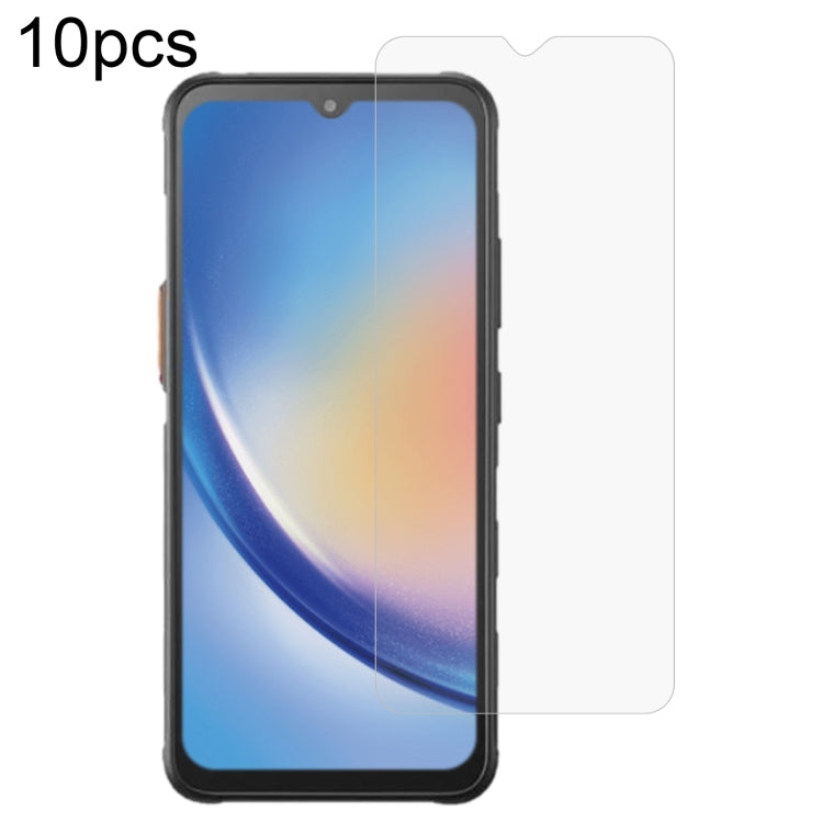 Pellicola in vetro temperato 10 pezzi 0,18 mm 9H 2,5D, For Samsung Galaxy Quantum 5, For Samsung Galaxy Xcover 7 Pro, For Samsung Galaxy Xcover 7, For Samsung Galaxy Quantum4