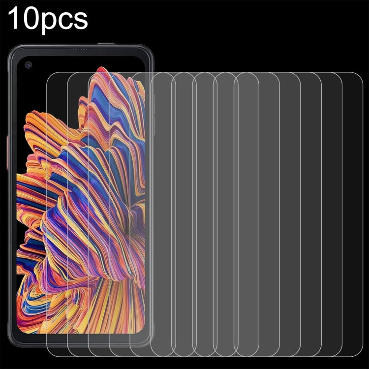 Pellicola in vetro temperato 10 pezzi 0,18 mm 9H 2,5D, For Samsung Galaxy Quantum 5, For Samsung Galaxy Xcover 7 Pro, For Samsung Galaxy Xcover 7, For Samsung Galaxy Quantum4