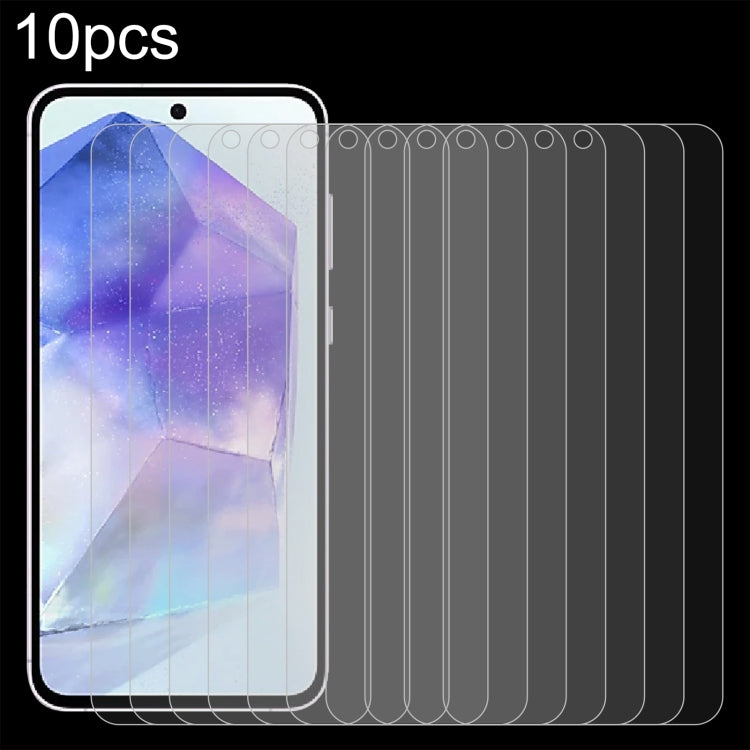 Pellicola in vetro temperato 10 pezzi 0,18 mm 9H 2,5D, For Samsung Galaxy Quantum 5, For Samsung Galaxy Xcover 7 Pro, For Samsung Galaxy Xcover 7, For Samsung Galaxy Quantum4