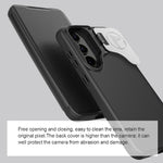 Custodia per telefono in pelle con design Flip per fotocamera NILLKIN Qin Prop Series, For Samsung Galaxy S24 Ultra 5G, For Samsung Galaxy S24+ 5G, For Samsung Galaxy S24 5G