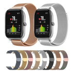 Per Huami Amazfit GTS cinturino di ricambio in metallo magnetico milanese da 22 mm, 22mm