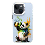 Custodia TPU satinata per iPhone 14 con inchiostro colorato