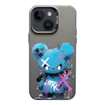 Custodia TPU satinata per iPhone 14 con inchiostro colorato
