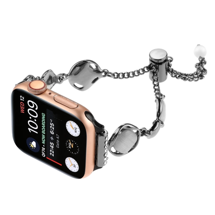 Cinturino per orologio con bracciale a catena in metallo conchiglia, For Apple Watch SE 2023 44mm, For Apple Watch SE 2023 40mm, For Apple Watch Ultra 2 49mm, For Apple Watch Series 9 45mm, For Apple Watch Series 9 41mm, For Apple Watch Ultra 49mm