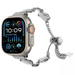 Cinturino per orologio con bracciale a catena in metallo conchiglia, For Apple Watch SE 2023 44mm, For Apple Watch SE 2023 40mm, For Apple Watch Ultra 2 49mm, For Apple Watch Series 9 45mm, For Apple Watch Series 9 41mm, For Apple Watch Ultra 49mm
