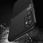 Custodia per telefono in PC + TPU magnetica antiurto magnetica con striscia inclinata classica, For Samsung Galaxy A05s, For Samsung Galaxy A25 5G, For Samsung Galaxy S23 FE 5G