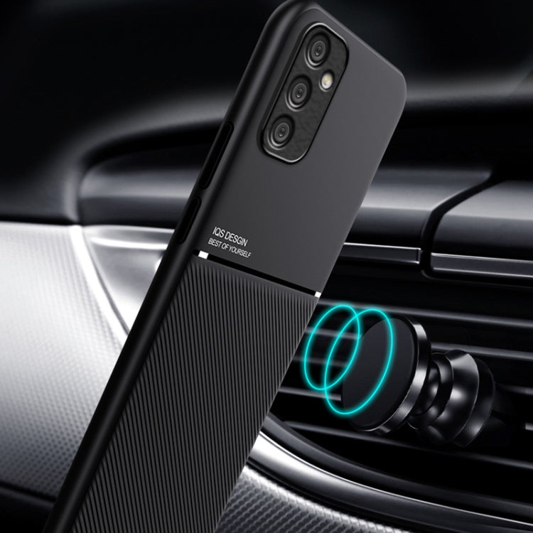 Custodia per telefono in PC + TPU magnetica antiurto magnetica con striscia inclinata classica, For Samsung Galaxy A05s, For Samsung Galaxy A25 5G, For Samsung Galaxy S23 FE 5G