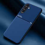 Custodia per telefono in PC + TPU magnetica antiurto magnetica con striscia inclinata classica, For Samsung Galaxy A55, For Samsung Galaxy A35 5G, For Samsung Galaxy S24 Ultra 5G, For Samsung Galaxy S24+ 5G, For Samsung Galaxy S24 5G                   ...