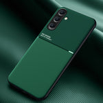 Custodia per telefono in PC + TPU magnetica antiurto magnetica con striscia inclinata classica, For Samsung Galaxy A55, For Samsung Galaxy A35 5G, For Samsung Galaxy S24 Ultra 5G, For Samsung Galaxy S24+ 5G, For Samsung Galaxy S24 5G                   ...