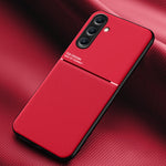 Custodia per telefono in PC + TPU magnetica antiurto magnetica con striscia inclinata classica, For Samsung Galaxy A55, For Samsung Galaxy A35 5G, For Samsung Galaxy S24 Ultra 5G, For Samsung Galaxy S24+ 5G, For Samsung Galaxy S24 5G                   ...