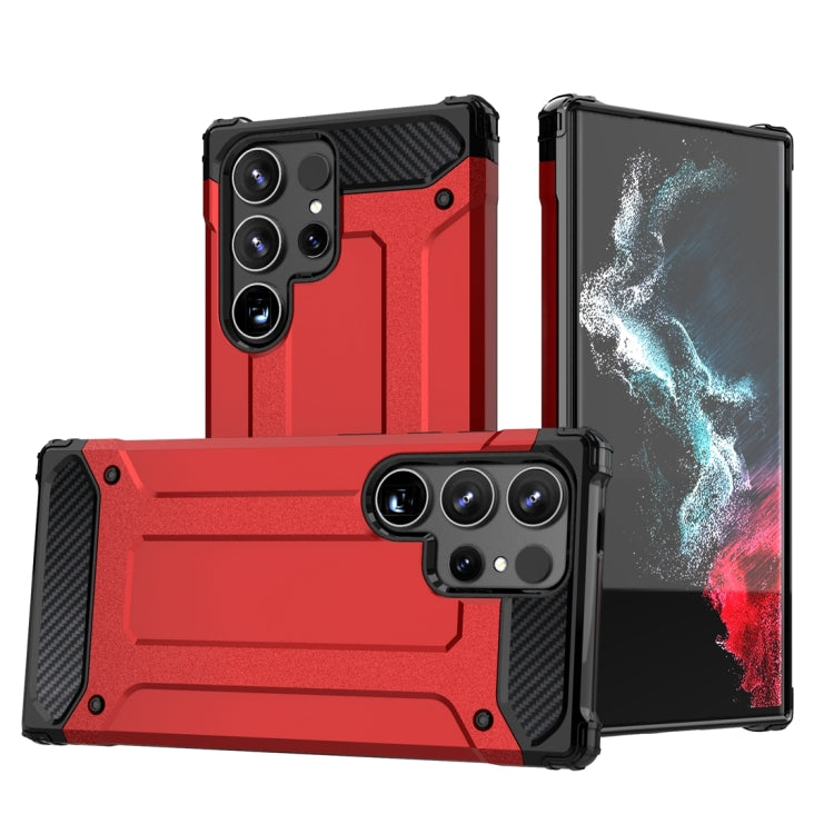 Custodia per telefono Magic Armor in TPU + PC, For Samsung Galaxy S24 FE 5G, For Samsung Galaxy S24 Ultra 5G, For Samsung Galaxy S24+ 5G