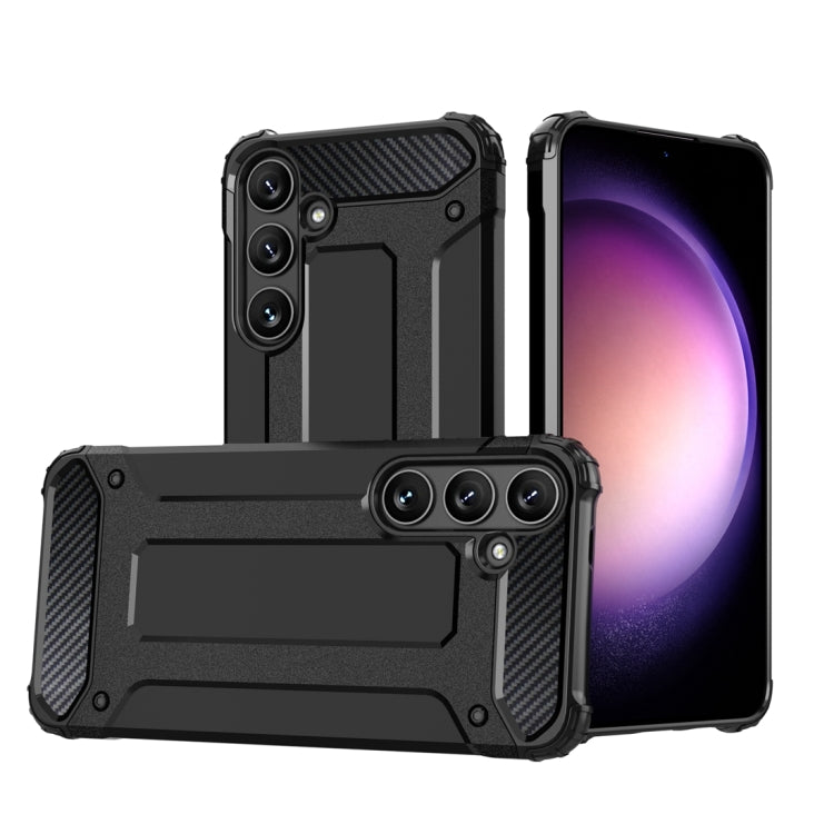 Custodia per telefono Magic Armor in TPU + PC, For Samsung Galaxy S24 FE 5G, For Samsung Galaxy S24 Ultra 5G, For Samsung Galaxy S24+ 5G