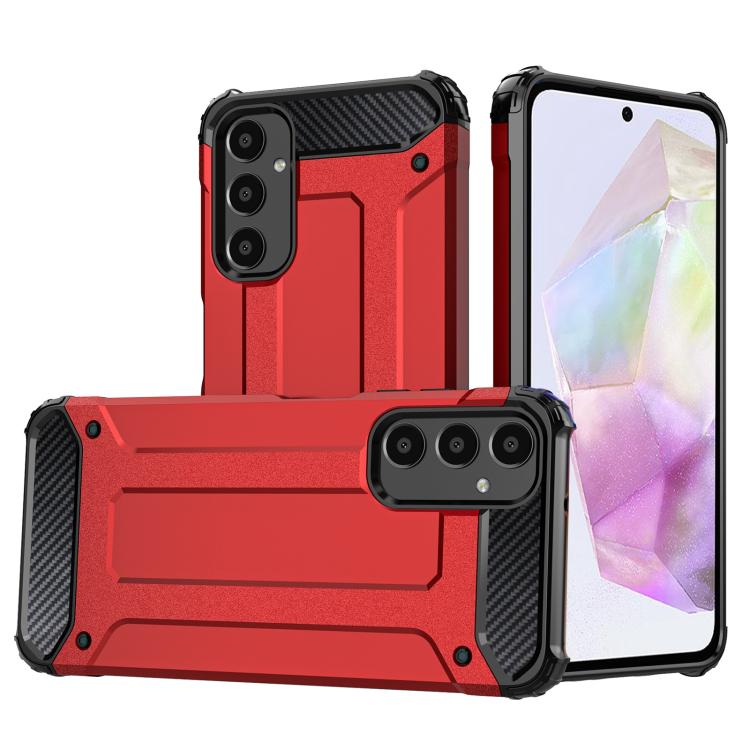Custodia per telefono Magic Armor in TPU + PC, For Samsung Galaxy S24 FE 5G, For Samsung Galaxy S24 Ultra 5G, For Samsung Galaxy S24+ 5G