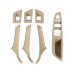 Per BMW F10 / F18 Serie 5 7 pezzi Maniglia interna per porte auto Tirare la copertura del rivestimento, 51417225874, Right Driving(Black), Right Driving(Beige Yellow), Right Driving(Beige White), Right Driving(Grey), Right Driving(Wine Red)            ...