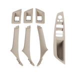 Per BMW F10 / F18 Serie 5 7 pezzi Maniglia interna per porte auto Tirare la copertura del rivestimento, 51417225874, Right Driving(Black), Right Driving(Beige Yellow), Right Driving(Beige White), Right Driving(Grey), Right Driving(Wine Red)            ...